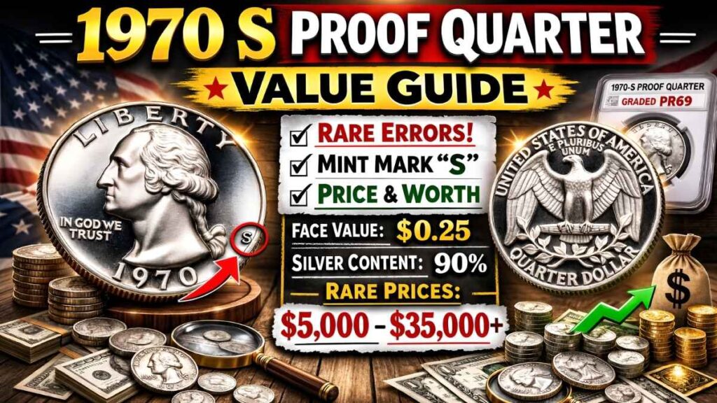 1970 S Proof Quarter Value Guide: Collector Rarity Explained with Auction Price