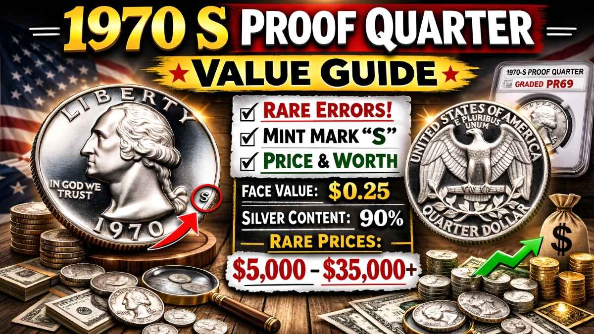1970 S Proof Quarter Value Guide: Collector Rarity Explained with Auction Price